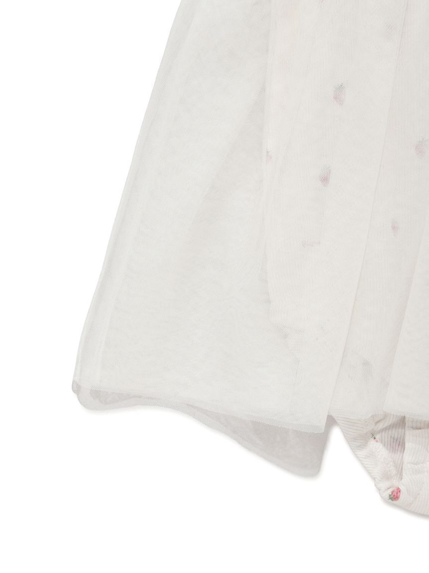 GELATO PIQUE KIDS & BABY「【ラッピング済み】【BABY】ストロベリー柄チュールロンパース&スタイSET」|その他ベビー用品|