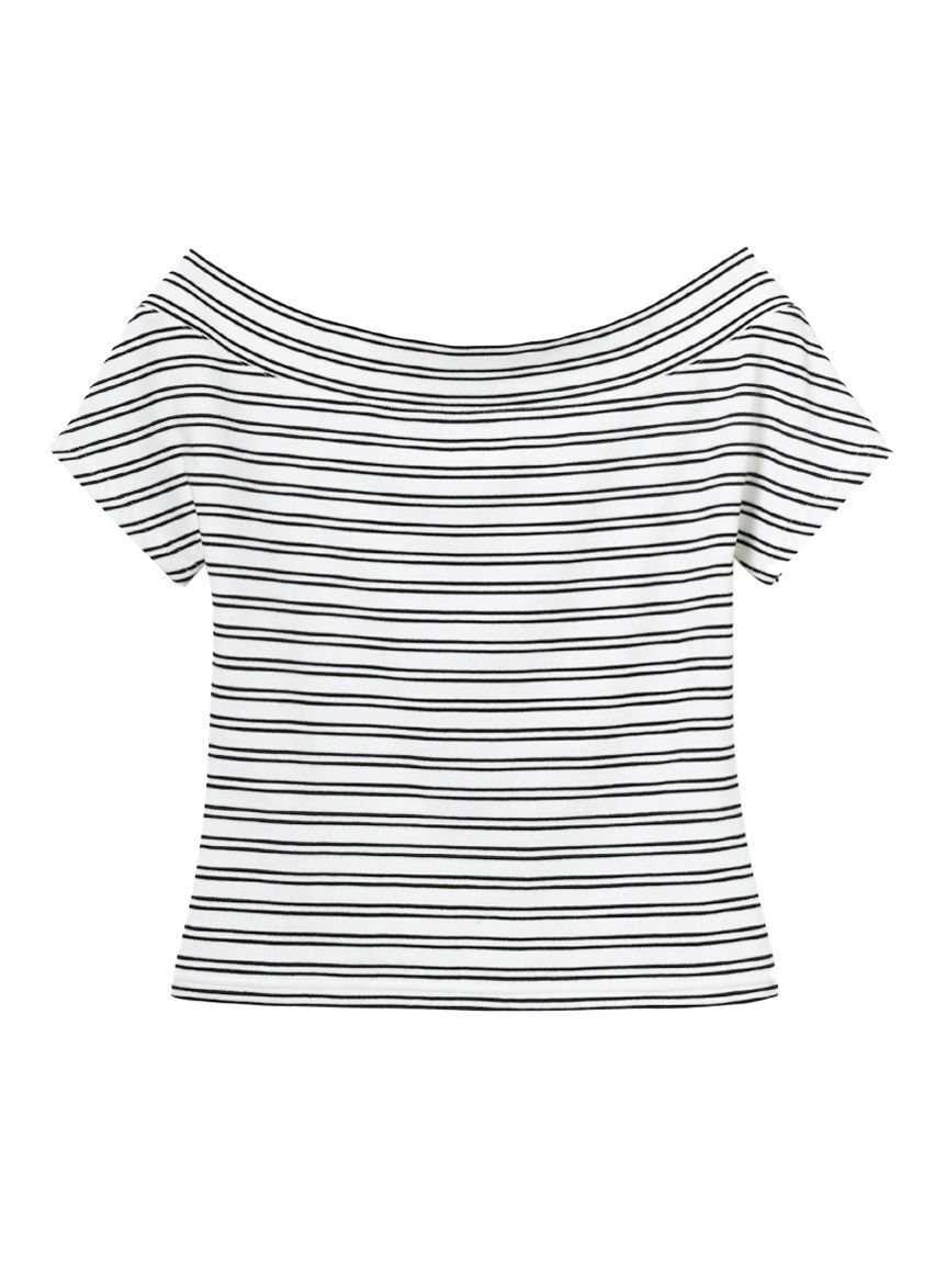 FRAY I.D「2wayオフショルカットソー／ウォッシャブル」|Tシャツ・カットソー|