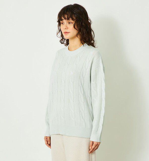 MACKINTOSH PHILOSOPHY「GREY LABEL ウールカシミヤケーブルニット」|ニット・セーター|