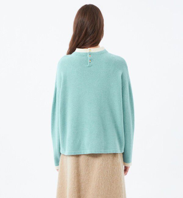 MACKINTOSH PHILOSOPHY「Cleric Collar Knit ウールカシミヤ製」|ニット・セーター|