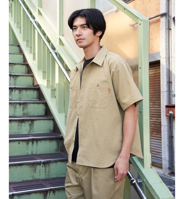 ikka「UNIVERSAL OVERALL ユニバーサルオーバーオール dailyワーカーズシャツ」|シャツ・ブラウス|