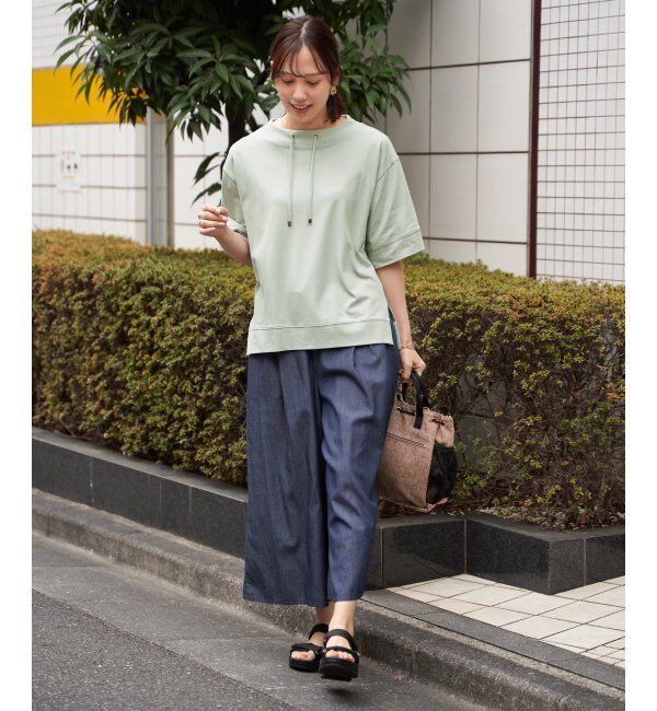 ikka「【接触冷感】鹿の子スピンドルプルオーバー」|その他|