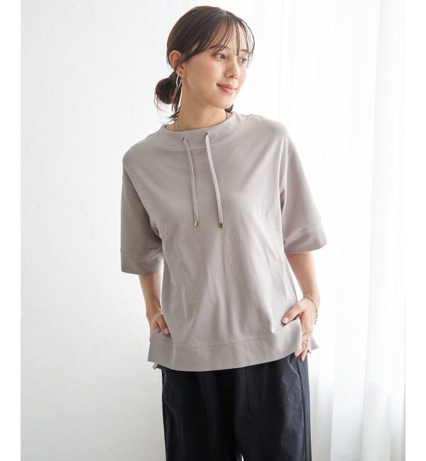 ikka「【接触冷感】鹿の子スピンドルプルオーバー」|その他|