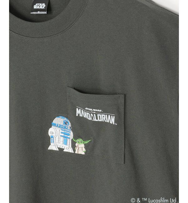 VENCE share style「STAR WARS スターウォーズ／マンダロリアン マタギ刺繍ポケットTシャツ」|Tシャツ・カットソー|