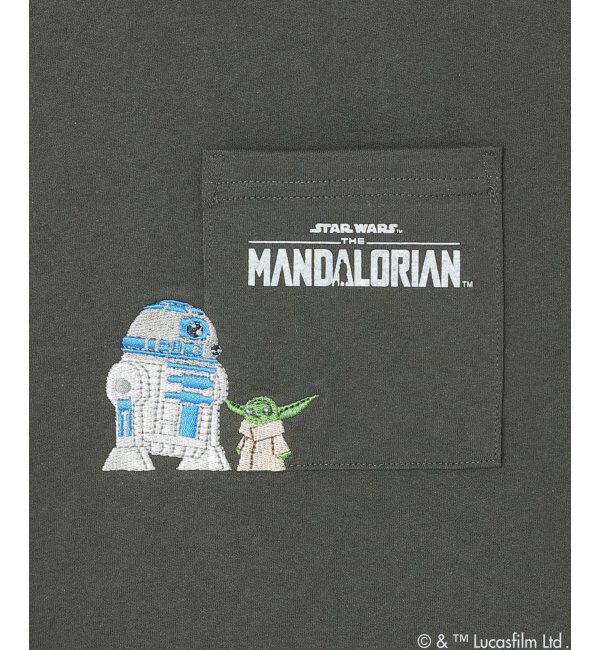 VENCE share style「STAR WARS スターウォーズ／マンダロリアン マタギ刺繍ポケットTシャツ」|Tシャツ・カットソー|
