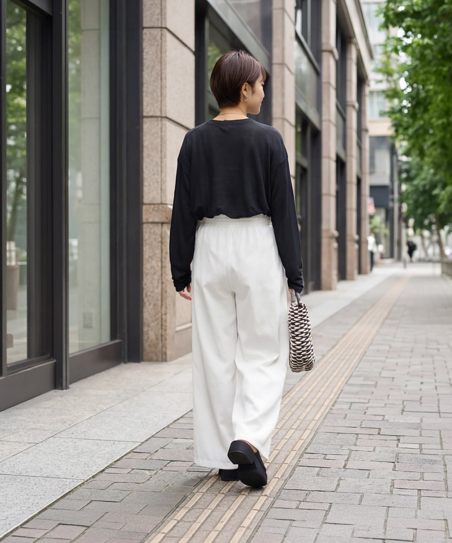 STYLE DELI「とろみ落ち感ニット編みカットトップス」|Tシャツ・カットソー|