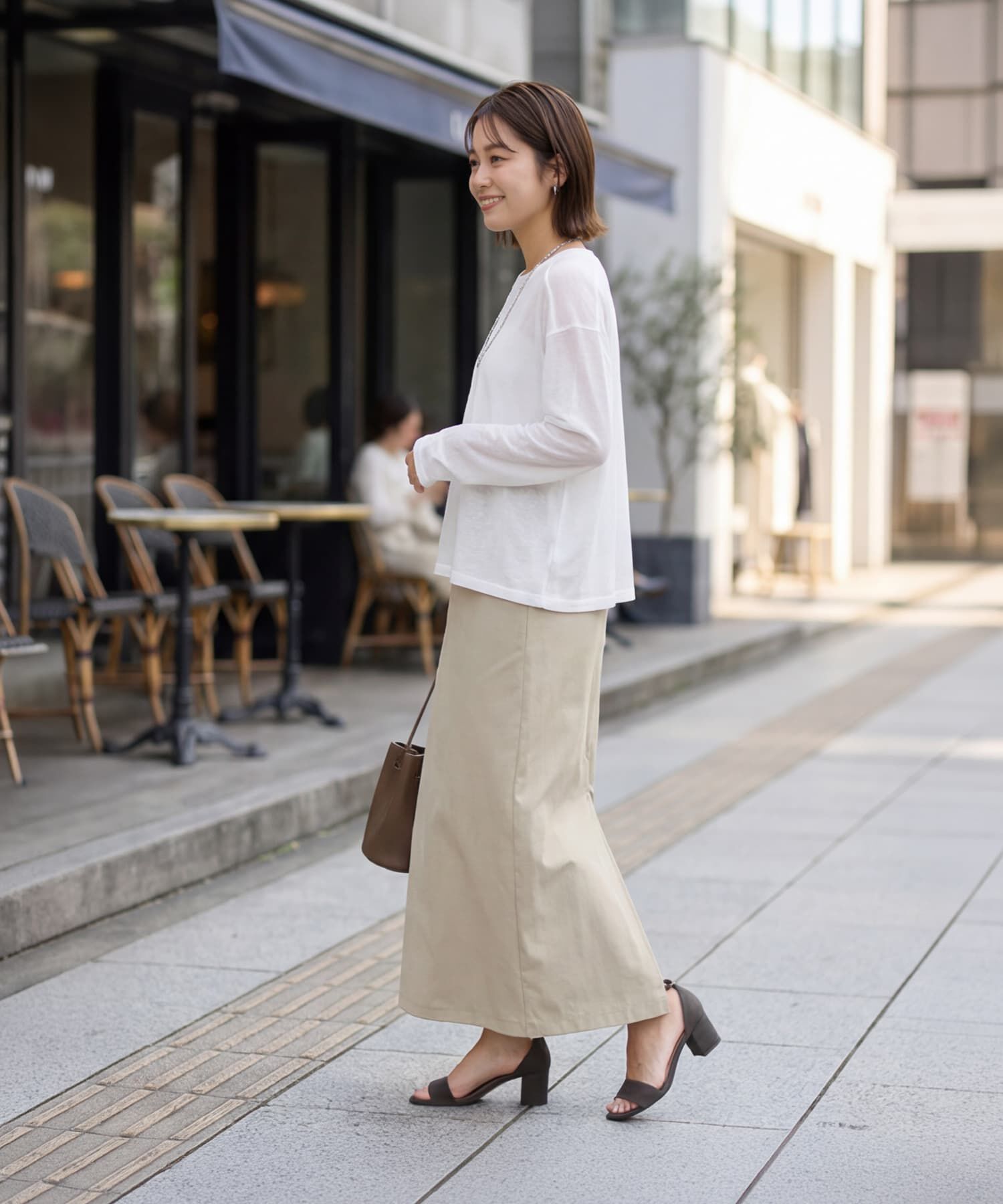 STYLE DELI「とろみ落ち感ニット編みカットトップス」|Tシャツ・カットソー|