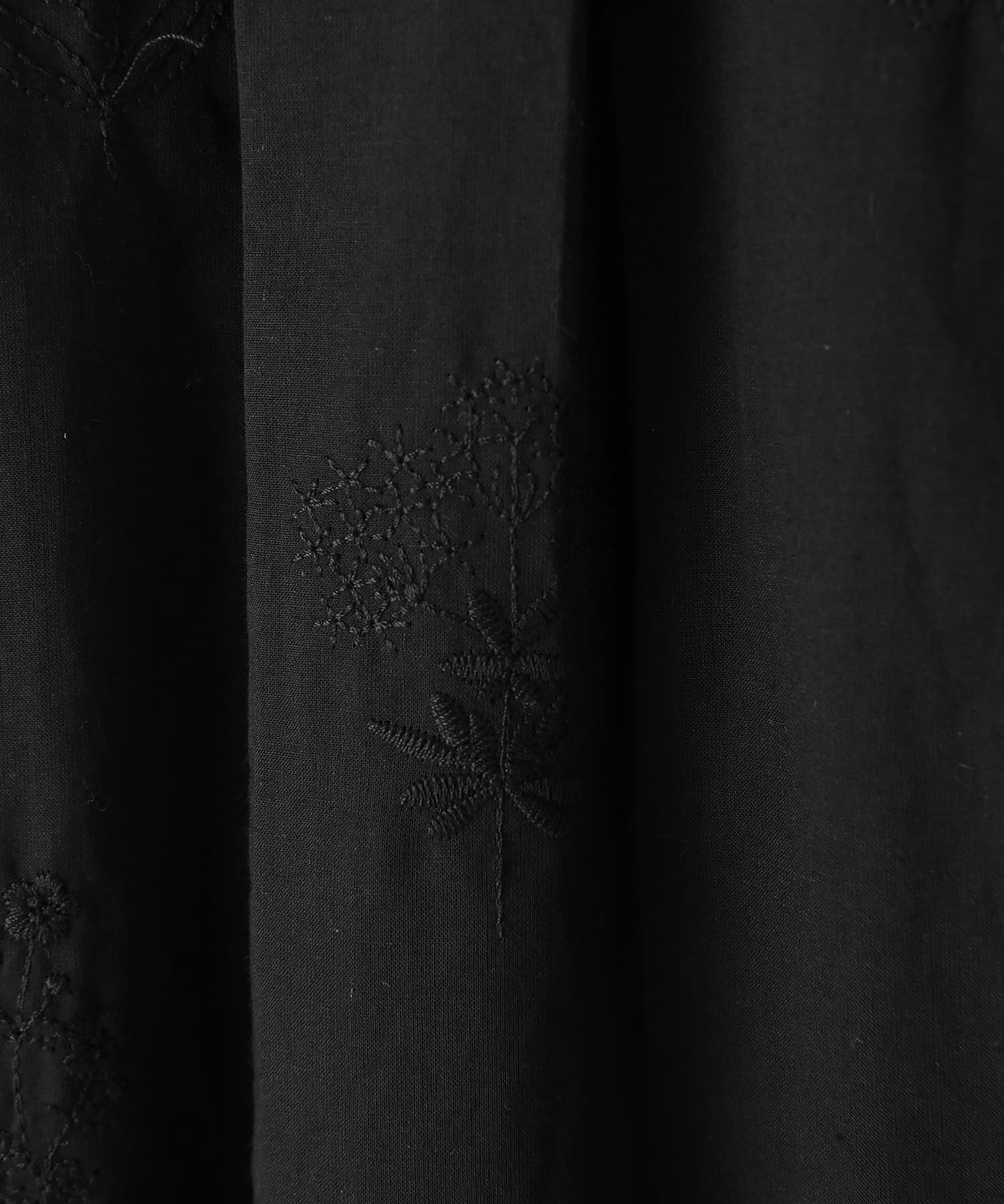 STYLE DELI「【BLK001】刺繍オープンカラーシャツ」|シャツ・ブラウス|