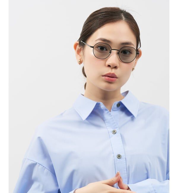  「【WEB限定】SUNCUTGlasses/UV100%CUT ボストン型 サングラス | カラーレンズ メタル 紫外線対策 UVカット」|サングラス|