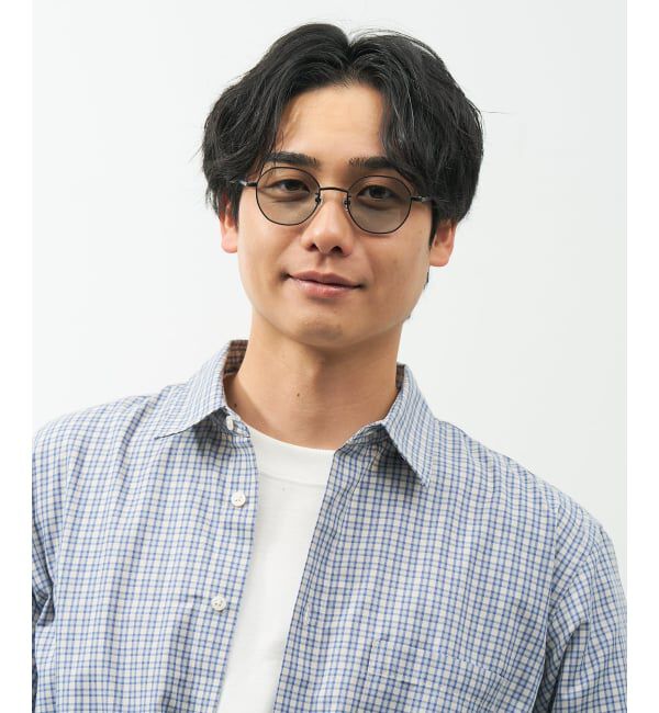  「【WEB限定】SUNCUTGlasses/UV100%CUT ボストン型 サングラス | カラーレンズ メタル 紫外線対策 UVカット」|サングラス|