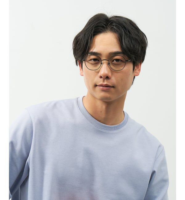  「【WEB限定】SUNCUTGlasses/UV100%CUT ボストン型 クリアサングラス |メタル 紫外線対策 UVカット」|サングラス|