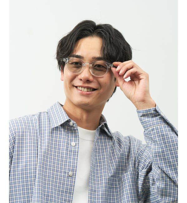 「【WEB限定】SUNCUTGlasses/UV100%CUT ウェリントン型サングラス | カラーレンズ 太縁 紫外線対策 UVカット」|サングラス|