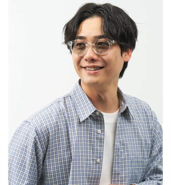  「【WEB限定】SUNCUTGlasses/UV100%CUT ウェリントン型サングラス | カラーレンズ 太縁 紫外線対策 UVカット」|サングラス|