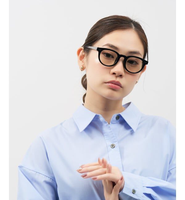  「【WEB限定】SUNCUTGlasses/UV100%CUT ウェリントン型サングラス | カラーレンズ 太縁 紫外線対策 UVカット」|サングラス|