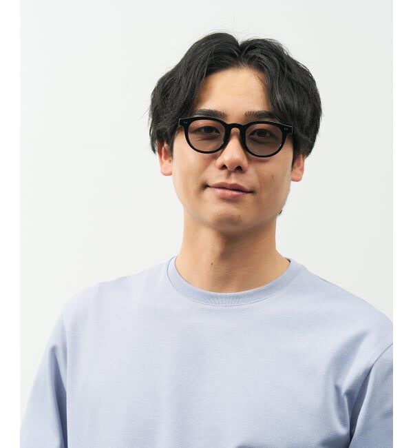  「【WEB限定】SUNCUTGlasses/UV100%CUT ウェリントン型サングラス | カラーレンズ 太縁 紫外線対策 UVカット」|サングラス|