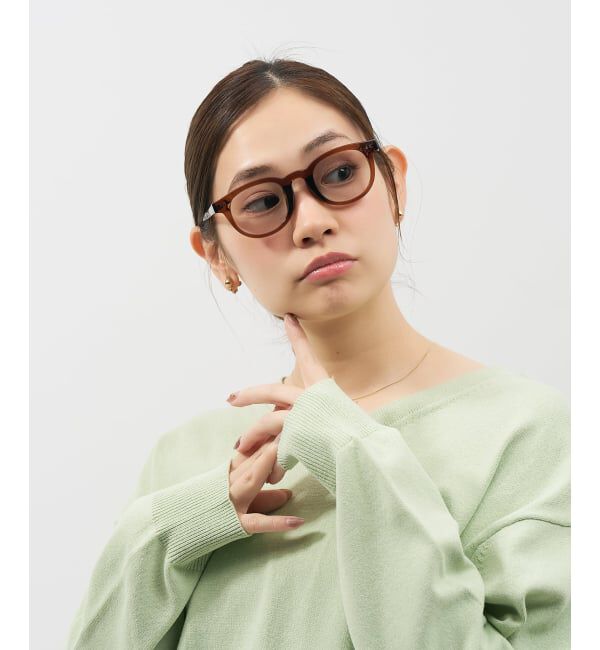  「【WEB限定】SUNCUTGlasses/UV100%CUT ウェリントン型サングラス | カラーレンズ 太縁 紫外線対策 UVカット」|サングラス|