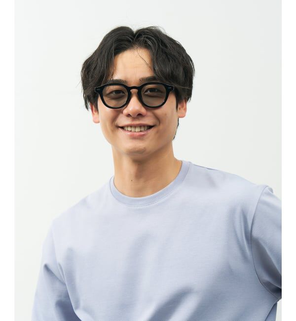  「【WEB限定】SUNCUTGlasses/UV100%CUT ウェリントン型サングラス | カラーレンズ 太縁 紫外線対策 UVカット」|サングラス|