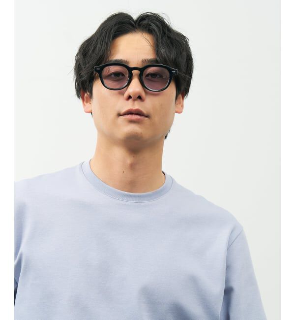  「【WEB限定】SUNCUTGlasses/UV100%CUT ウェリントン型サングラス | カラーレンズ 太縁 紫外線対策 UVカット」|サングラス|