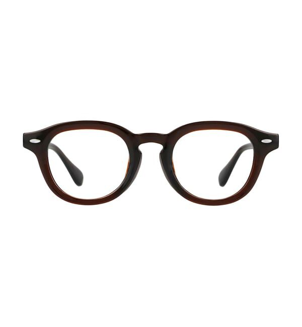  「【WEB限定】SUNCUTGlasses/UV100%CUT ウェリントン型 クリアサングラス |太縁 紫外線対策 UVカット」|サングラス|
