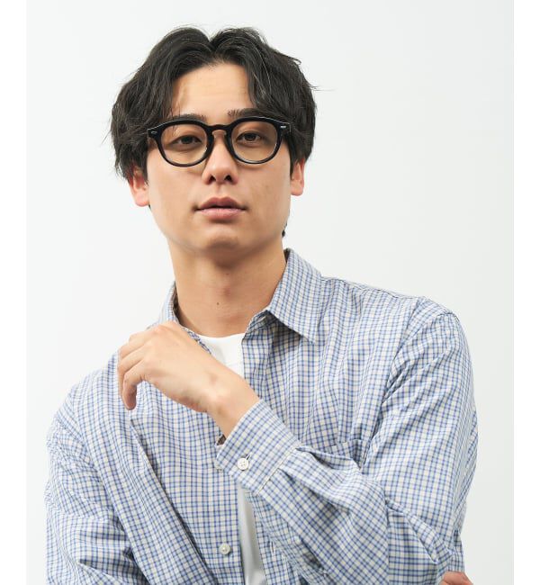  「【WEB限定】SUNCUTGlasses/UV100%CUT ウェリントン型 クリアサングラス |太縁 紫外線対策 UVカット」|サングラス|