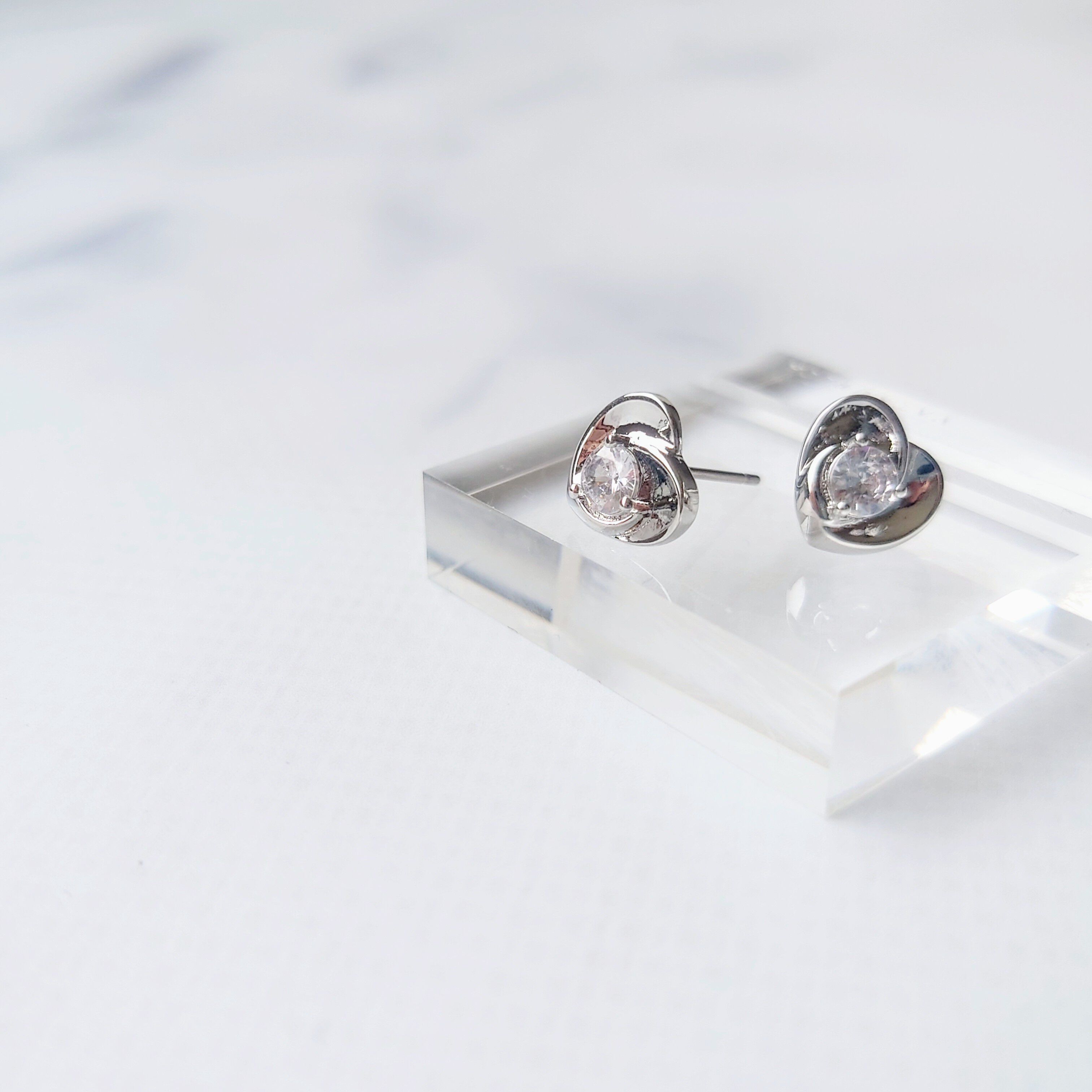 MARQUISE「ハートジルコニアピアス」|ピアス|シルバー
