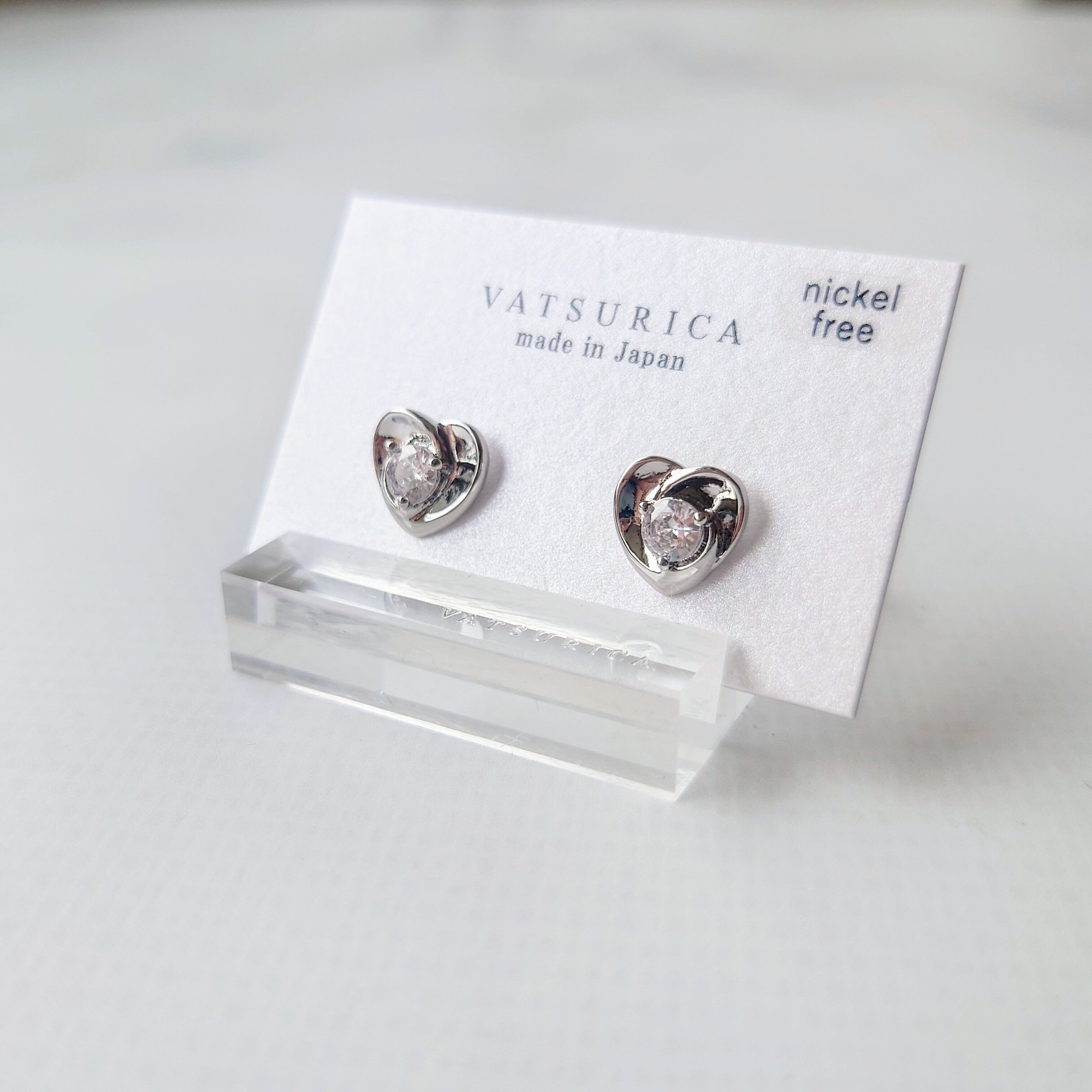 MARQUISE「ハートジルコニアピアス」|ピアス|