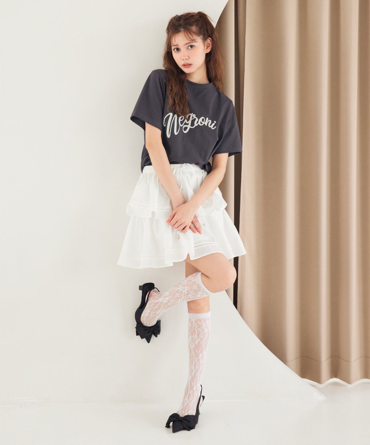 REDYAZEL「Negroni ロゴプリントＴシャツ」|Tシャツ・カットソー|