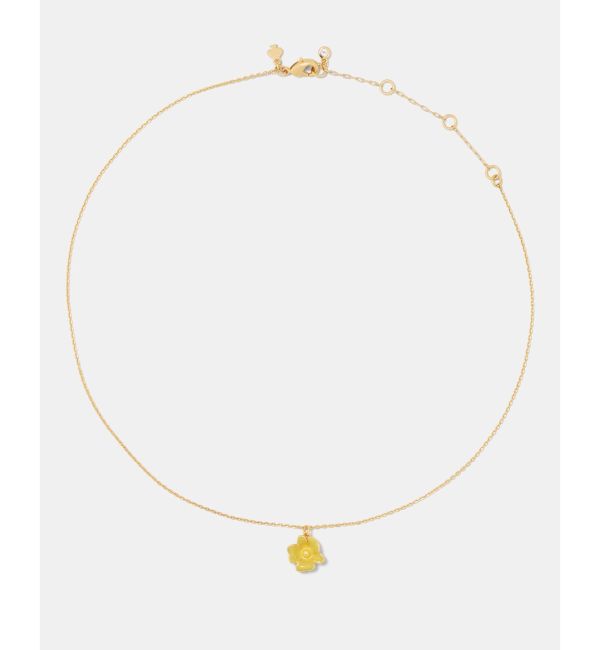 kate spade new york「ゴールデン ブルーム フラワー ペンダント」|ネックレス|