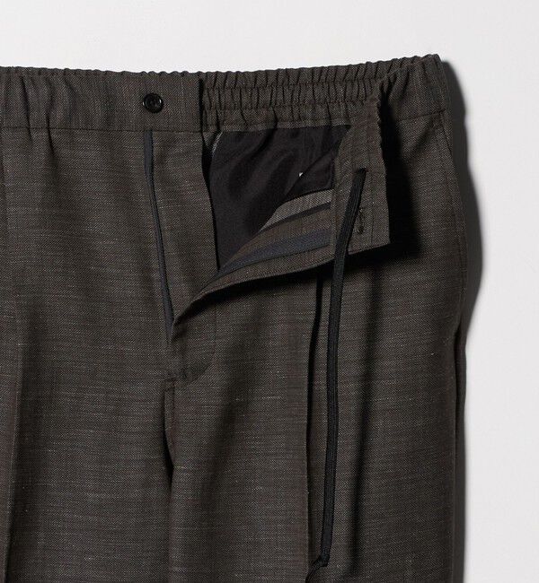 UNITED ARROWS green label relaxing「TW リネン デニムライク 01 ワイド 1プリーツ スラックス セットアップパンツ」|スラックス|
