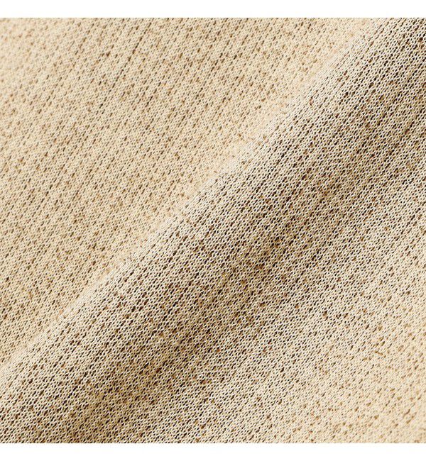BEAMS PLUS「Half Zip Knit Polo Animal Jacquard」|ポロシャツ|