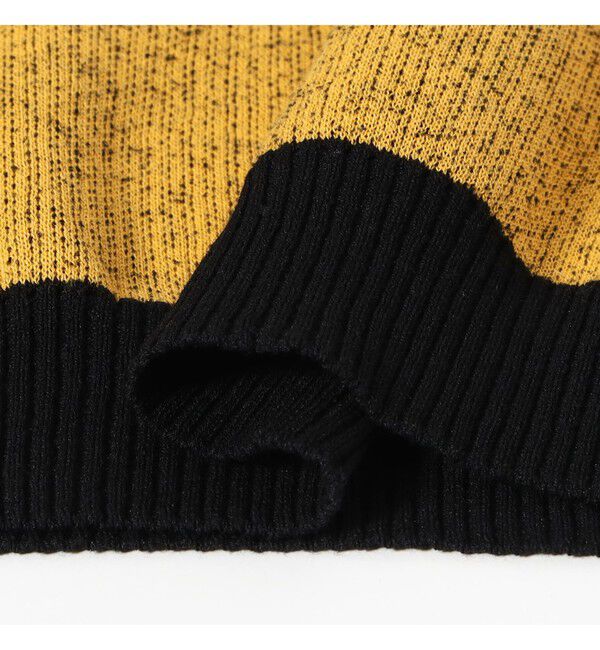 BEAMS PLUS「Half Zip Knit Polo Animal Jacquard」|ポロシャツ|