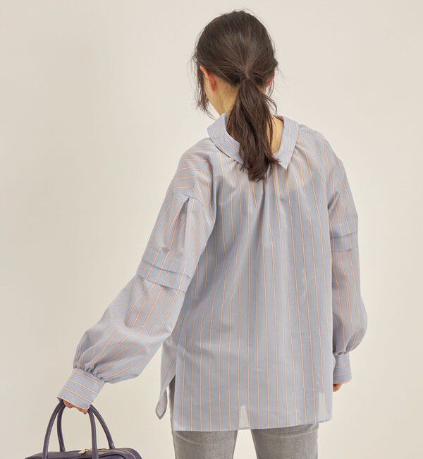 SHIPS for women「〈手洗い可能〉オーガニック コットン 2WAY ブラウス◇」|シャツ・ブラウス|