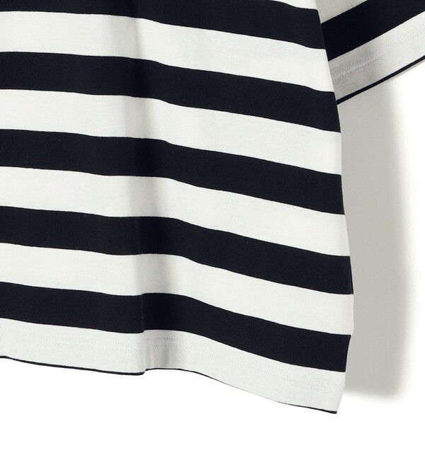 SHIPS for women「【SHIPS別注】onit:〈手洗い可能〉ボーダー ビッグ シルエット TEE◇」|Tシャツ・カットソー|