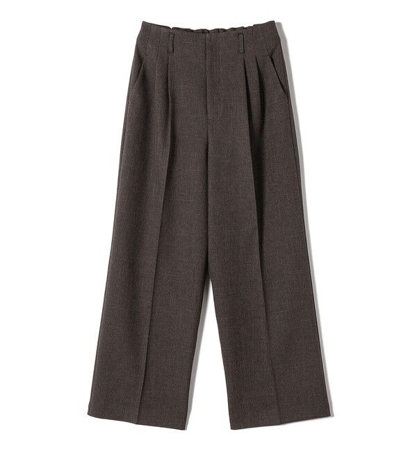SHIPS for women「〈手洗い可能〉シャーク ツイード タック パンツ」|その他|