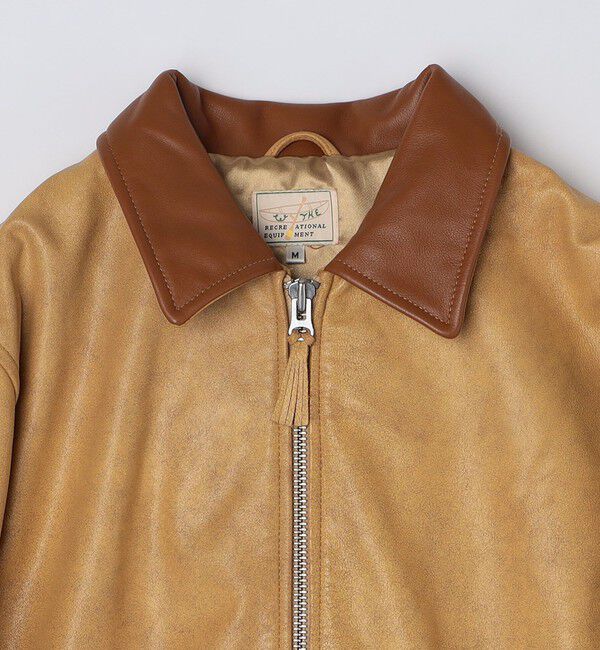 SHIPS「WYTHE NEW YORK: Mustang Fringe Leather Jacket」|ブルゾン・スタジャン|