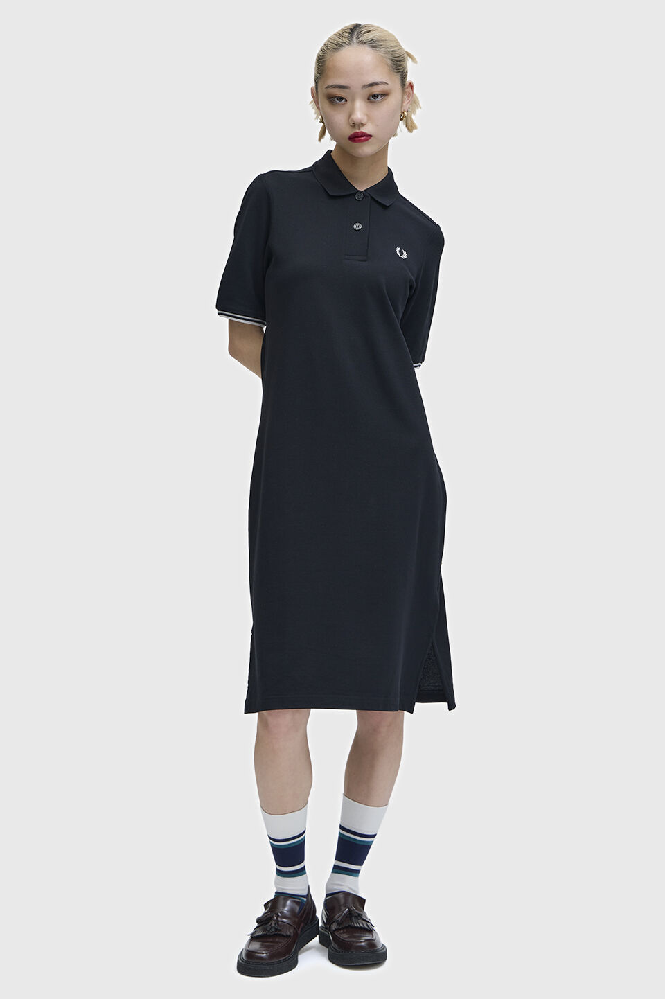 FRED PERRY 「Sheer Tipped Polo Dress」|ワンピース|