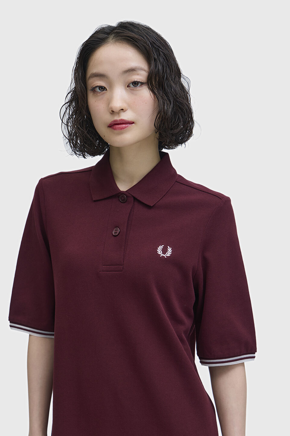 FRED PERRY 「Sheer Tipped Polo Dress」|ワンピース|
