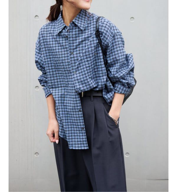 OUTDOOR PRODUCTS Usual Things「シアーチェックシャツ」|シャツ・ブラウス|