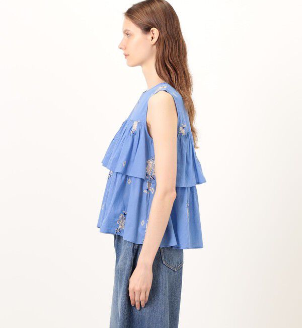 TOMORROWLAND BUYING WEAR「ne Quittez pas Cotton Voile Jasmine ブラウス」|シャツ・ブラウス|