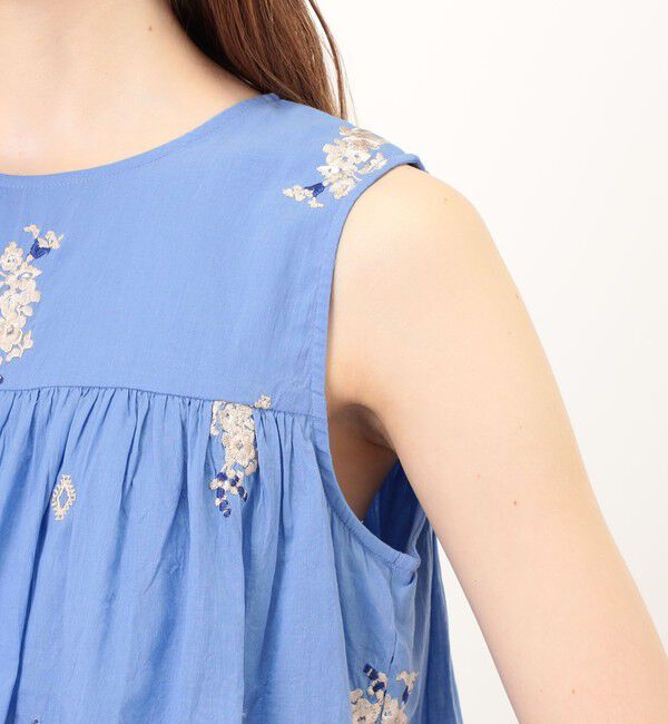 TOMORROWLAND BUYING WEAR「ne Quittez pas Cotton Voile Jasmine ブラウス」|シャツ・ブラウス|