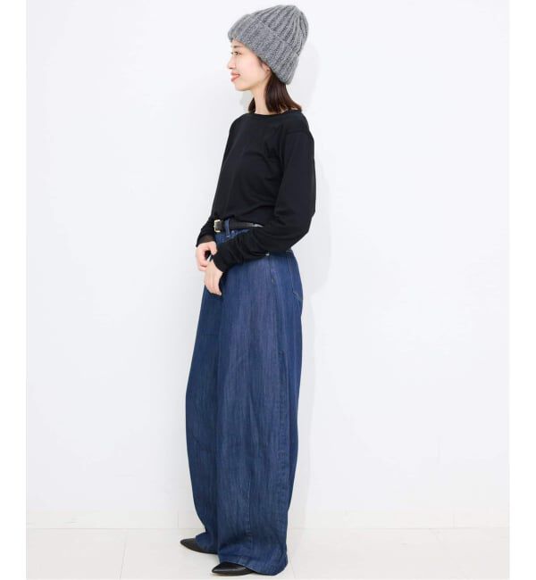 SLOBE IENA「《WEB限定/追加3》レイヤードスリーブロンTEE」|Tシャツ・カットソー|