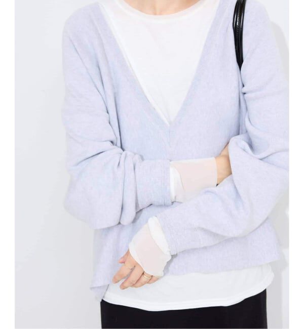 SLOBE IENA「《WEB限定/追加3》レイヤードスリーブロンTEE」|Tシャツ・カットソー|
