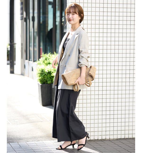 SLOBE IENA「《追加予約》SLOBE レザーストラップサンダル」|サンダル|