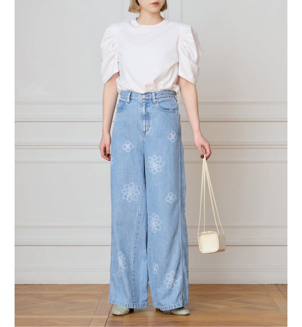 IENA LA BOUCLE「《予約》CURRENTAGE カレンテージ puff tee A2561UTS419」|Tシャツ・カットソー|