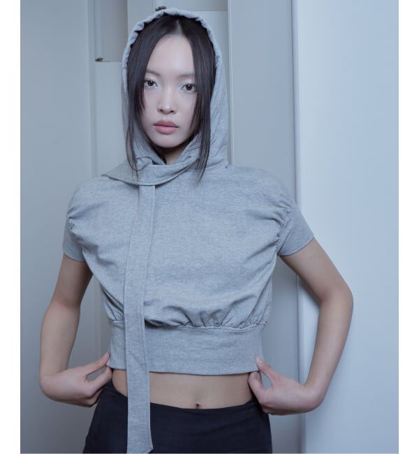 PULP「【Geek Office / ギークオフィス】TIE SWEAT PULL」|パーカー|グレーA