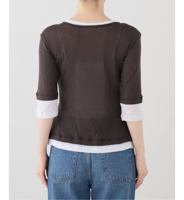 JOURNAL STANDARD「【gimaguas/ギマガス】 GEMMA TOP BROWNWHITE」|Tシャツ・カットソー|