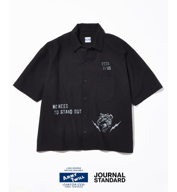 JOURNAL STANDARD「《予約》ARMY TWILL / アーミーツイル 別注 ヴィンテージ シーニック シャツ」|シャツ・ブラウス|ブラック