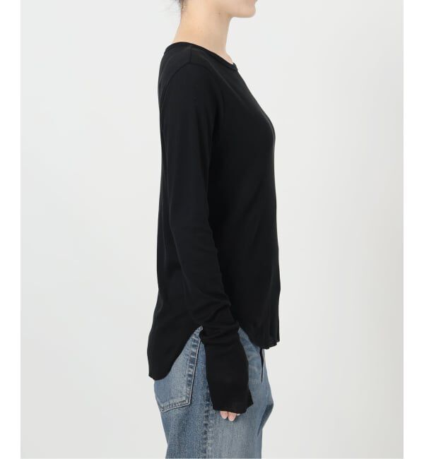 FRAMeWORK「≪追加≫コットンシルクMixリブTee 2」|Tシャツ・カットソー|