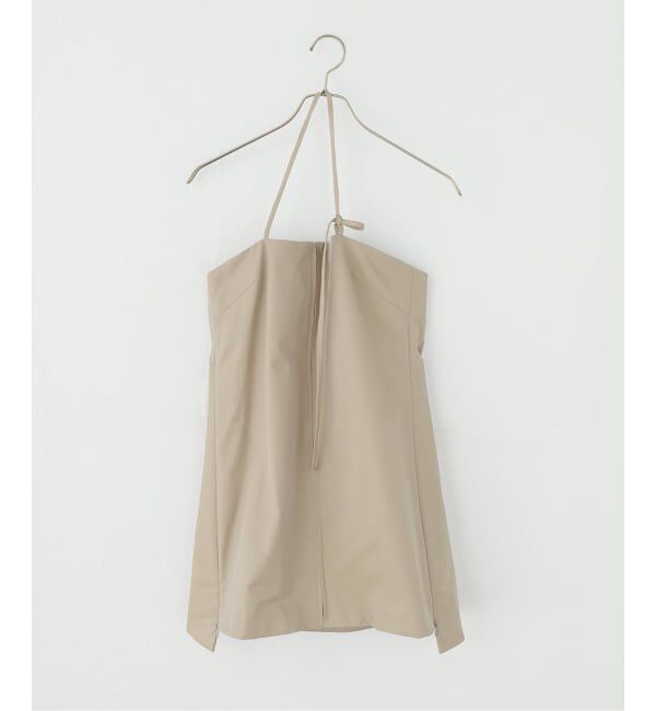 NOBLE「KAYLE/ケイル COTTON TWILL ZIPPED SHORT DRESS」|ワンピース|