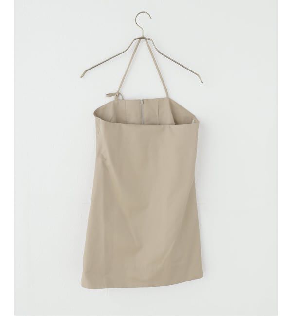 NOBLE「KAYLE/ケイル COTTON TWILL ZIPPED SHORT DRESS」|ワンピース|